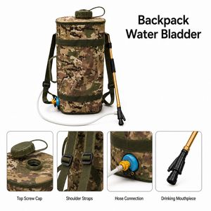Mochila de Combustible con Camuflaje LUPU, Bolsa de Combustible Portátil de 20L, Contenedor Flexible de Almacenamiento de Combustible para Exteriores - Product Image 3