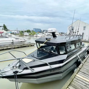 Yacht de luxe 9m 30ft cabine de sport soudée commerciale en aluminium pêche loisirs bateau de vitesse pour croisière et visite et plongée - Product Image 1