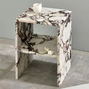 New Luxury Living Room Coffee Table Set <strong>Artificial</strong> <strong>Stone</strong> Calacatta Viola Drawers Home Decorative Side Tables Sintered <strong>Stone</strong> - Product Image 5
