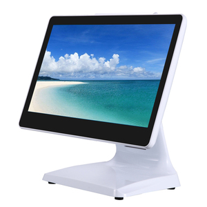 15.6เชิงพาณิชย์ "ขนาด Ai POS พร้อมจอแสดงผลคู่ | แม่นยำ30กก., การเชื่อมต่อ WIFI, ระบบ POS หน้าจอสัมผัสสำหรับร้านขายของชำ - Product Image 1