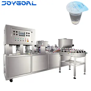 Machine automatique de remplissage et de scellage de gobelets de jus de fruits machine de remplissage de gobelets personnalisée