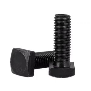 M4 M8 M16 <strong>M24</strong> Carbon Steel Material Grade 4.8 8.8 10.9 12.9 Black Oxide Square Head <strong>Bolt</strong> GB/T8 - Product Image 1