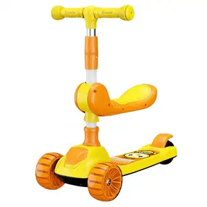 Diseño popular y barato de alta calidad de scooter de pie de 3 ruedas para niños para jugar y entretenerse