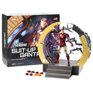 Zd Toys Iron Man Original y Genuino de Marvel, 10.º Aniversario - IRON MAN <span class=keywords><strong>MK</strong></span> 6 CON PLATAFORMA DE ELEVACIÓN, Figuras de Acción a Escala 1/10 con Articulaciones Móviles - Product Image 1