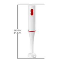 Mixeur Plongeant Électrique 300W, Double Tension 110V/240V, OEM/ODM, Deux Vitesses, en Acier Inoxydable SUS304, Détachable, pour Préparation Alimentaire Bébé