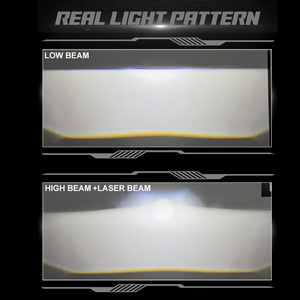 Xenplus LP55 6000K IP68 360 ° โปรเจคเตอร์ไฟหน้า LED โปรเจคเตอร์100W H7 9005 LEN focos LED Para <span class=keywords><strong>Auto</strong></span> Bi LED โปรเจคเตอร์2.5เลนส์ - Product Image 5