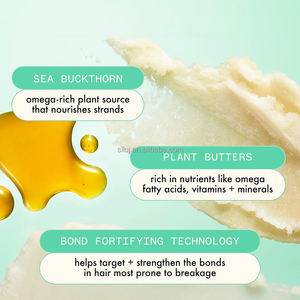 Masque réparateur intense au collagène végétal bio, soin nourrissant profond personnalisé pour <span class=keywords><strong>cheveux</strong></span> abîmés, traitement intensif réparateur - Product Image 2