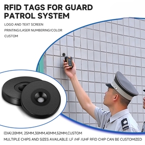 Etiqueta de Acceso Redonda con Chip RFID, Resistente al Agua, de ABS, Sistema de Patrullaje GSC, 125khz, Solo Lectura - Product Image 5