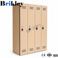 Casier compact en stratifié durable de conception moderne Brikley pour étudiants universitaires avec serrure à code numérique