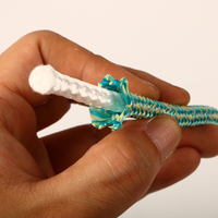 COREROPE Corde réfléchissante écologique à double tressage en UHMWPE avec gaine en aramide + polyester de 7 mm pour l'extérieur