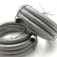 Refroidisseur d'huile en caoutchouc CPE tressé en acier inoxydable 6AN AN6 haute performance une ligne de tuyau de carburant