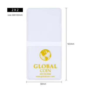 Bán Buôn Biểu Tượng Tùy Chỉnh In Ấn Archivalpro 2*2 Đôi Túi PVC Đồng Xu Lật Cho Nhựa An Toàn Lưu Trữ Đồng Xu Chủ - Product Image 3