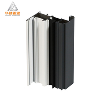Profilé d'extrusion en aluminium pour cadres de portes et de fenêtres, traitement de surface anodisé, pliable, alliage 6063/6061
