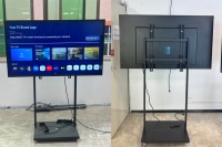 Téléviseur extérieur commercial, IP55 étanche, haute luminosité, 4K, Smart TV pour terrasse, restaurant
