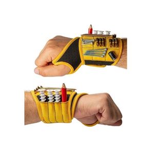 Bracelet magnétique portable pour outils, fixation d'objets, 100 % nylon, sacoche magnétique pour poignet, vente en gros - Product Image 1