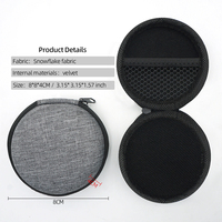 Étui de présentation transparent portable pour écouteurs et casques – Luxe, simple, classique, étanche, antichoc, avec fermeture éclair, idéal pour le gaming
