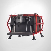 Machine à expresso électrique professionnelle WARM à tête unique, double chaudière, pression 19 bars, en acier inoxydable 304 pour café
