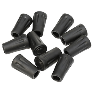 Goylu <b>Hiking</b> Pole Rubber Tip Cover 11mm Inner Diameter Anti Slip Walking Stick Accessories Protective Head <b>Cap</b> - Product Image 1