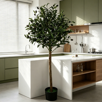 Nouvelle Conception Décoration de Mariage Arbre d'Olivier Artificiel Vert Plante d'Olivier Artificielle Centre Commercial Magasin Maison Bureau Arrangements Floraux