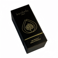 Caja de Cartón Reciclado de Lujo con Tapa Negra Pequeña y Logotipo Personalizado, Laminación Brillante, Cierre Magnético, de Alta Gama para Bufandas