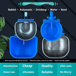 Bebedero automático azul <span class=keywords><strong>para</strong></span> <span class=keywords><strong>conejos</strong></span>, nuevo tipo <span class=keywords><strong>de</strong></span> tazón <span class=keywords><strong>de</strong></span> acero inoxidable, equipo <span class=keywords><strong>para</strong></span> <span class=keywords><strong>bebederos</strong></span> <span class=keywords><strong>de</strong></span> animales - Product Image 3