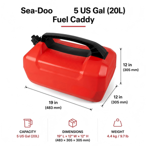 Tanque de Combustible para Moto Acuática <span class=keywords><strong>Seadoo</strong></span>, Bidón de Combustible Portátil de 5 Galones (20L) con Asa para Spark 90 - Product Image 3