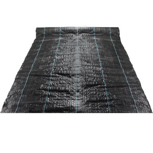 Agriculture Plastic Net <b>Garden</b> Weed Barrier Fabric Black Weedmat Roll Control Black square Ground Cover - Product Image 5