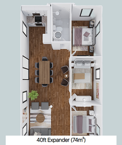 Bon <span class=keywords><strong>prix</strong></span> Pliable Préfabriqué 20 pieds 40 pieds Maison préfabriquée sur 2 étages Maisons conteneurs extensibles de luxe 2 étages 40 pieds Maison conteneur - Product Image 5