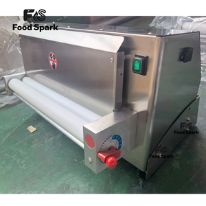 Máquinas de Panadería de Acero Inoxidable, Laminadora de Masa Eléctrica para <span class=keywords><strong>Pizza</strong></span>, Pan, Pastel, Fondant, Croissant y Repostería - Product Image 3