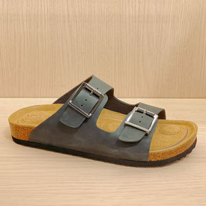 Mules en cuir de vachette et liège ergonomiques, écologiques, classiques, nouvelle tendance, pour femme, à porter au quotidien, vente en gros directe usine Peninsula - Product Image 2