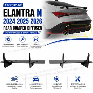 สปอยเลอร์กันชนหลัง StarNav สำหรับรถยนต์รุ่น N ปี 2024 2025 2026 พร้อมครีบกันชนและชุดแต่งตัวถัง - Product Image 1