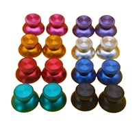 Capuchons de joystick en métal en forme de champignon pour manettes Station5, pièces de rechange pour manette PlayS5, boutons directionnels en métal, pièces de réparation
