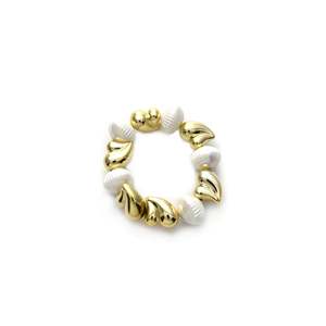 Fashion <b>Beaded</b> <b>Bracelet</b> 316L Stainless Steel PVD <b>Gold</b> Plating Sustainable Resistant Jewelry Accessory - Product Image 1
