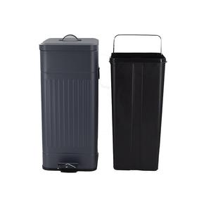 Poubelle à déjections canines d'extérieur avec couvercle, bac de collecte des excréments pour animaux de compagnie, pédale mains libres, jardin, cour, maison - Product Image 2