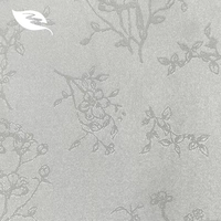 Tissu Jacquard Botanique Rose Poudré pour Rideaux, Coussins de Canapé, Tapisserie, Décoration Intérieure, Textile Tissé Ton sur Ton, Vente en Gros