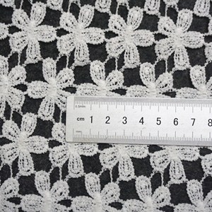 Magnifique tissu en dentelle pour robe, design en dentelle guipure en coton, vente en gros en Chine - Product Image 3