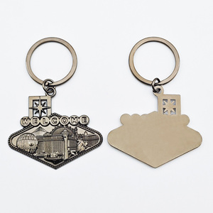Nevada Las Vegas kim loại mới nhất Keychain nước lưu niệm in Epoxy Keyring tùy chỉnh mềm men thiết kế đầy màu sắc mở chai - Product Image 5