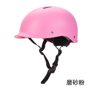 Casque de vélo pour enfants réglable unisexe, casque de protection pour vélo d'équilibre et skateboard, casque de sport extérieur noir mat uni - Product Image 4