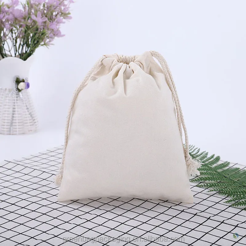 Shopping Bag Per Gioielli Personalizzabile Confezione In Sacchetto Di Cotone Stampato Mini Borsa A Tracolla Tela Con Coulisse