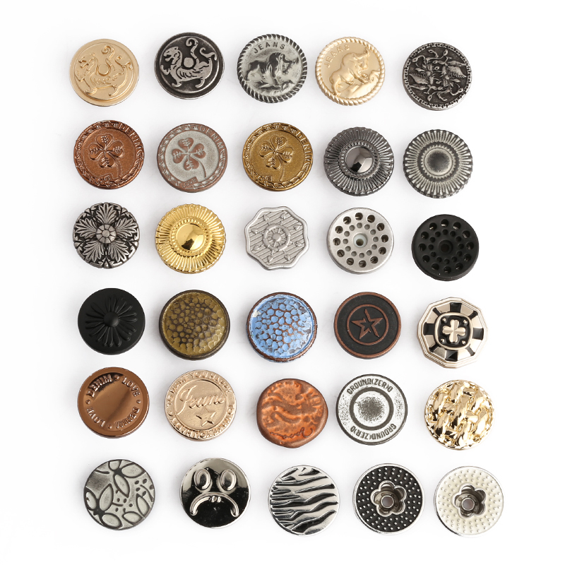 Brass Snap Button Custom Made Brand