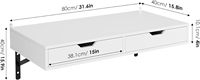 Escritorio blanco moderno para ordenador de oficina, mesa de estudio, dos cajones, hogar y oficina, mesa personalizada para ordenador portátil, muebles escolares