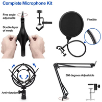 Kit de carte son V8S et microphone à condensateur BM800, ensemble audio professionnel pour studio, karaoké, podcast, streaming en direct et enregistrement