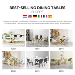 Base de mesa de hierro fundido estable al por mayor, muebles con patas metálicas para mesa de comedor, marco de mesa de habitación de restaurante de acero inoxidable dorado - Product Image 4