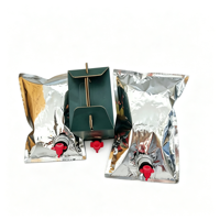 Sac Bag-in-Box (BIB) 1L-3L, pochette à bec verseur en aluminium de qualité alimentaire, sac à robinet anti-fuite pour tous types de liquides comestibles en vrac