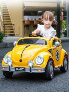 子供用新型6V電動乗用車、バッテリー駆動ミニビートルおもちゃ、リモコン付き、音楽、ライト搭載、2～8歳向け - Product Image 5