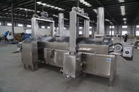 Nouvelle ligne de production automatique de grande capacité pour la fabrication de snacks de pâtes frites, extrudeuse pour la friture de snacks et d'aliments