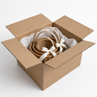 Panier à fleurs en rotin fait main, panier cadeau pour demoiselle d'honneur, panier de rangement