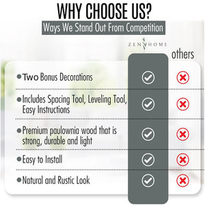 رف خشبي عالي الجودة مثبت على الحائط للديكور - Product Image 4