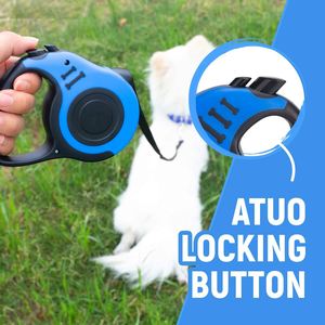 Automatic Retractable Luxury Dog Leash Eco-Friendly Nylon Plastic Strong Traction <b>Belt</b> Non-Slip Handle Medium Breed 3M/5M Length - Product Image 4
