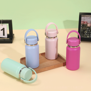316 stainless steel water <b>bottle</b> 6.7oz <b>mini</b> tumbler vacuum Lid with silicone handle 200ml custom stainless steel water <b>bottle</b> - Product Image 4